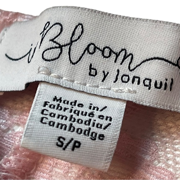 In Bloom Thong Teddy Rose Water Pink Size Small - Picture 9 of 15